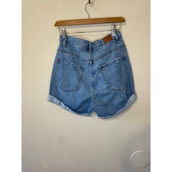 BDG Urban Outfitters Rolled Classic Mom High Rise Denim Shorts Size 27 Summer - Picture 2 of 12